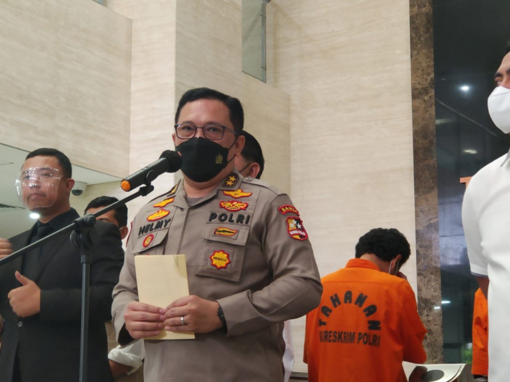 Kasatgas Pangan Irjen Helmy Santika dalam konferensi persnya, Senin (31/1). (Foto: istimewa)