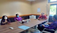 FKH Unud saat melakukan kunjungan di Ruang Pertemuan BBVet, pada Selasa (10/05). (Foto: istimewa)