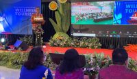 International Workshop Wellness tourism, Practicing Tai Chi in Bali, Jumat (03/06).