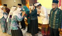 Wali Kota Jaya Negara saat Melepas Jamaah Haji Kota Denpasar 2022. (Ist)