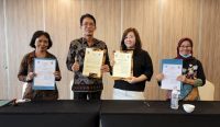 Penandatanganan PKS dengan PT. Sanbio Laboratories, di Avenzel Hotel and Convention Cibubur. (Foto: istimewa)
