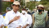 Presiden Jokowi saat menjawab pertanyaan wartawan (Foto: istimewa)