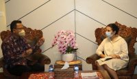 Wakil Rektor saat menerima audiensi perwakilan British Council bertempat di Gedung Rektorat Kampus Jimbaran, Selasa (12/07). (Foto: istimewa)