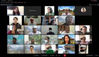 Bimbingan Teknis yang digelar secara daring melalui aplikasi Cisco Webex, Kamis (28/07). (Foto: istimewa)