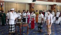 Pelantikan 39 pejabat administrator dan pengawas pada Pemkot Denpasar, di Ruang Praja Utama Kantor Walikota Denpasar Selasa (2/8/2022). (Foto: Humas/Pemkot Denpasar)