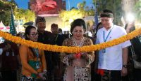 Pembukaan Festival Nusantara di Garuda Wisnu Kencana Cultural Park (GWK), Badung, pada Minggu (14/8). (Foto: istimewa)