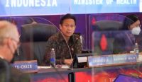 Menteri Kesehatan RI Budi Gunadi Sadikin saat acara Health Working Group G20 di Nusa Dua Bali. Foto: Kemenkes RI