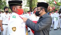 Pengukuhan yang digelar di Halaman Depan Gedung Dharma Negara Alaya Denpasar, Sabtu (13/8). (Foto: istimewa)
