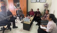Unud saat menerima kunjungan dari BPTU-HPT Denpasar di Ruang Dekan FKH Unud, Kamis (9/8). (Foto: istimewa)
