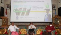 Lokakarya UI Green Metric yang berlangsung secara hybrid dari FK Unud Kampus Sudirman Denpasar, pada Kamis (25/8). (Foto: istimewa)
