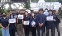 Perwakilan aliansi BEM se-Bali usai audiensi dengan Gubernur Bali Wayan Koster, di Jayasabha Rumah Jabatan Gubernur Bali, Selasa (6//09/2022). (Foto: agus/diksimerdeka.com)