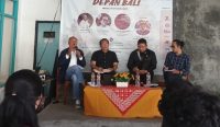 Diskusi yang dilaksanakan DPP Perdarah Indonesia Bali bertajuk "G20 dan Masa Depan Bali", bertempat di Rumah Community Hub, Denpasar, Minggu (18/09/2022). (Foto: Agus Pebriana)