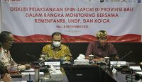 Diskusi pelaksanaan SP4N-LAPOR yang digelar di Ruang Rapat Sabha Adhyasta Madya Kantor Inspektorat Provinsi Bali, Kamis (08/09). (Foto: istimewa)