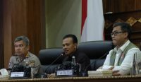 Rapat Monitoring dan Evaluasi (Monev) Penanganan PMK bertempat di Wiswa Sabha Utama, Kantor Gubernur Bali, pada Rabu (28/9). (Foto: istimewa)