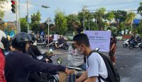 Aksi Sosial Peduli Bencana Bali yang diselenggarakan di Simpang Sudirman dan Simpang Cokroaminoto pada Rabu (19/10) hingga Jumat (21/10). (Foto: istimewa)