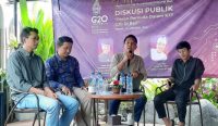 Diskusi Publik yang diselenggarakan oleh Maritime Muda Nusantara Daerah Bali, bertempat di Terali Resto, Denpasar, selesa (25/10/2022). (agus/diksimerdeka.com)