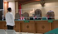 Sidang pembacaan vonis kepada terdakwa I Dewa Rhadea Prana Prabawa, di PN Denpasar, Senin (16/1/2023). (Foto: Agung)