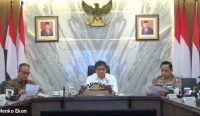 Menko Perekonomian Airlangga Hartarto dalam konferensi pers di Jakarta, Kamis (5/1). (Foto: doc. Kemenko Perekonomian)
