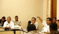 Rapat persiapan Kabupaten Bogor sebagai tuan rumah Rakornas Kepala Daerah dan Forkopimda se-Indonesia, Jum'at (13/01/23). (Foto: Nia Kurniati)