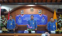 Sekda Kota Denpasar Alit Wiradana terpilih menjadi Ketua Korpri Kota Denpasar periode 2023-2028 dalam Muskot Korpri, bertempat di Kantor BKPSDM Denpasar, Jumat (17/2/2023). (doc/diksimerdeka.com)