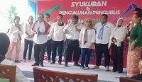 Acara pengukuhan dan syukuran Pengurus Yayasan Sosial dan Budaya Madani Indonesia (Yasbumi), di gedung Balai Pustaka, Matraman Jakarta Timur. Minggu, (26/2/2023). (doc/diksimerdeka.com)