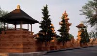 Desain bangunan baru Pura Jagatnatha Denpasar. (foto: Doc/PUPR Denpasar)