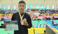 Atlet Polda Sulawesi Tengah (Sulteng) Bripda Moh Asier. (Rahmad/diksimerdeka.com)