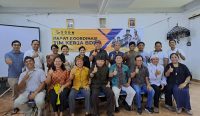 Rapat koordinasi yang diselenggarakan di Gedung Dharma Sevanam, Pura Aditya Jaya Rawamangun, Sabtu (15/4/2023). (BDDN/diksimerdeka.com)