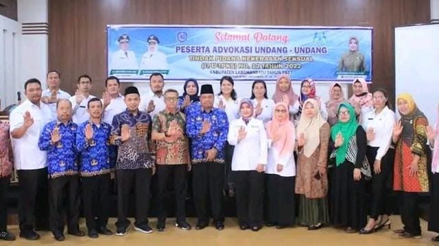 Pembukaan advokasi UU TPKS Labuhanbatu, Rabu (17/05/23). (Foto: Hadyanto Sinaga/diksimerdeka.com)