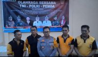 Kapolres Labuhanbatu Selatan bersama Pejabat Utama Polres Labuhanbatu Selatan. (doc/diksimerdeka.com)