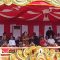 Ket Foto : Presiden ke-5 Megawati Soekarno Putri saat menyampaikan sambutan sekaligus membuka PKB ke-45, bertempat di depan Monumen Bajra Sandi Denpasar, Minggu (18/06/2023)