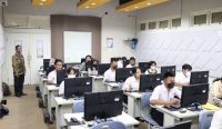 Ket Foto : sedang berlangsung UTBK Jalur Mandiri Universitas Udayana
