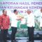 Anggota BPK RI Haerul Saleh menyerahkan LHP ke Menteri PUPR, Basuki Hadimuljono, di Bendungan Sukamahi, Bogor, Selasa (8/8/23). Foto: dok/PUPR