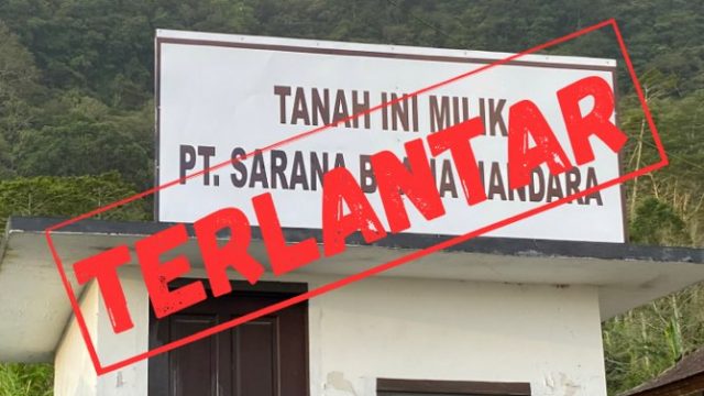 Ilustrasi. Lahan terlantar SHGB 44 Bali Handara. Foto: dok/diksimerdeka.com