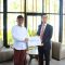 Wali Kota Denpasar, I Gusti Ngurah Jaya Negara menerima kunjungan Chief Executive Officer (CEO) CityNet, Jumat (18/8/2023). Foto: dok/Hms