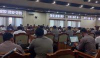 Rapat Koordinasi Polda Bali bersama DPRD Bali terkait keamanan pemilu, di Kantor DPRD Bali, Senin (07/08/2023). Foto: Agus/diksimerdeka.com