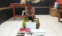 Resedivis Pencuri Barang Elektronik dan Sepeda motor berinisial RS (37) berhasil ditangkap Polresta Palu. Foto: Rahmad/diksimerdeka.com
