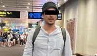 BLB, WN Jerman yang dideportasi petugas Imigrasi Denpasar lantaran overstay dan kerap berbuat onar. Foto: dok/Imigrasi Denpasar