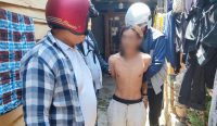 Pelaku pencurian, BS (25), akhirnya digerebek petugas Polisi Sektor (Polsek) Palu Barat. Foto: dok/Hms Polsek Palu Barat