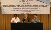 LP3M Unud Workshop PEKERTI 2023, bertempat di Hotel Mercure Sanur, Jumat (8/9/2023). Foto: dok/Unud