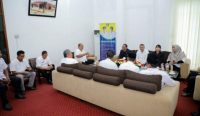 Wabup Asahan Taufik ZA Sambut Siregar Kunjungan General Manager Hotel Grand Marcure Medan Angkasa