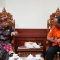 Pj Gubernur Bali menerima Kepala Kantor Basarnas Bali I Nyoman Sidakarya beserta jajaran di Ruang Rapat Adhi Sabha Kantor Gubernur, Kamis (26/10/2023). Foto: dok/Pemprov Bali
