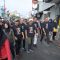 Bupati Asahan H. Surya Bsc bersama Dandim 0208 Asahan, Ketua DPRD Asahan, Mewakili Polres Asahan, Ketua IDI Asahan melepas peserta gerak jalan santai