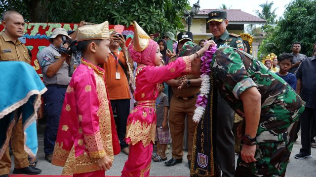 Tim Penilai Kampung Pancasila Terbaik Tingkat Nasional tahap Final untuk memperebutkan juara 1, 2 dan 3 Tahun 2023 melakukan penilaian di Kabupaten Asahan