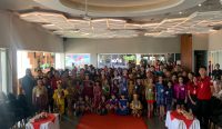 Pelaksanaan kegiatan Warna Anak Dalam Karya (Wanara) oleh Forum anak Kecamatan Denpasar Timur, bertempat di Plaza Renon Denpasar, Sabtu (11/11/2023). Foto: dok/pribadi