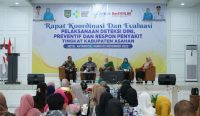 Bupati Asahan yang diwakili oleh Sekretaris Daerah Kabupaten Asahan Drs. John Hardi Nasution, M.Si membuka Rapat Koordinasi Teknis dan evaluasi pelaksanaan deteksi dini, preventif, dan respon penyakit