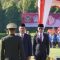 Sekretaris Daerah (Sekda) Bali Dewa Made Indra saat menghadiri Apel Bela Negara ke-75 Tahun 2023 di Lapangan Puputan Margarana Niti Mandala Denpasar, Selasa (19/12/2023). Foto:dok/Hms