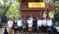 Wali Kota Denpasar I Gusti Ngurah Jaya Negara meresmikan Pos Pantau Balawisata di Pantai Segara Ayu Sanur, Denpasar, Sabtu (30/12/2023). Foto: dok/Pemkot Denpasar