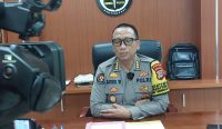 Kabid Humas Polda Sulteng, Kombes Pol. Djoko Wienartono saat konfrensi pers, Rabu (03/01/2023). Foto: dok/pribadi