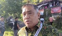 Ketua KPU Provinsi Bali I Dewa Agung Gede Lidartwan kepada wartawan, Selasa (20/2/24). Foto: dok/ist